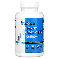 Fitcode, Horny Goat Weed, 500 мг, 60 рослинних капсул