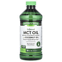 Nature's Truth, MCT, олія з кокосовою олією, без смакових добавок, 473 мл (16 рідк. унцій)