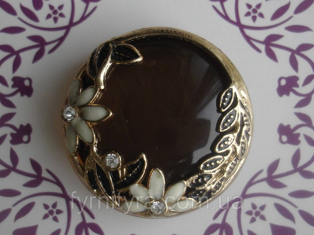 Шубний ґудзик No016 size 54L (34,29mm), фото 1