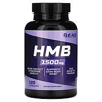 EAS, HMB, гідроксиметилбутират, 1500 мг, 120 капсул (750 мг у капсулі)