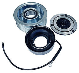 Муфта в зборі компресора Sanden SD7H15, PV10, 119 мм, 12В