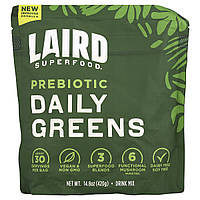 Laird Superfood, Prebiotic Daily Greens, 420 г (14,8 унції)