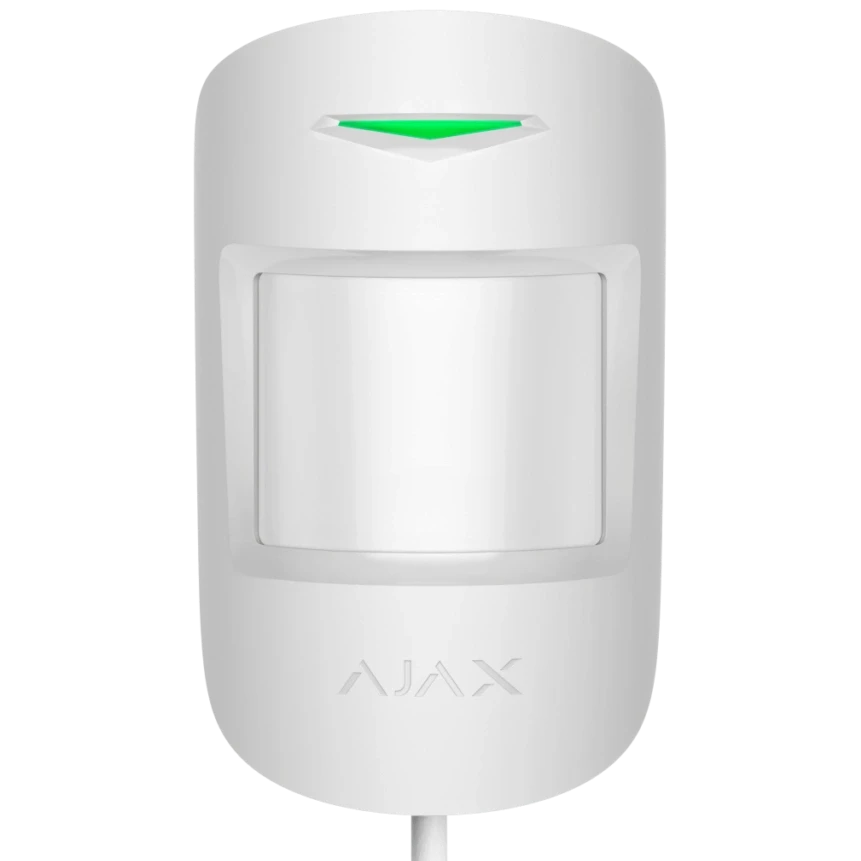 Ajax MotionProtect Plus Fibra white Дротовий сповіщувач руху