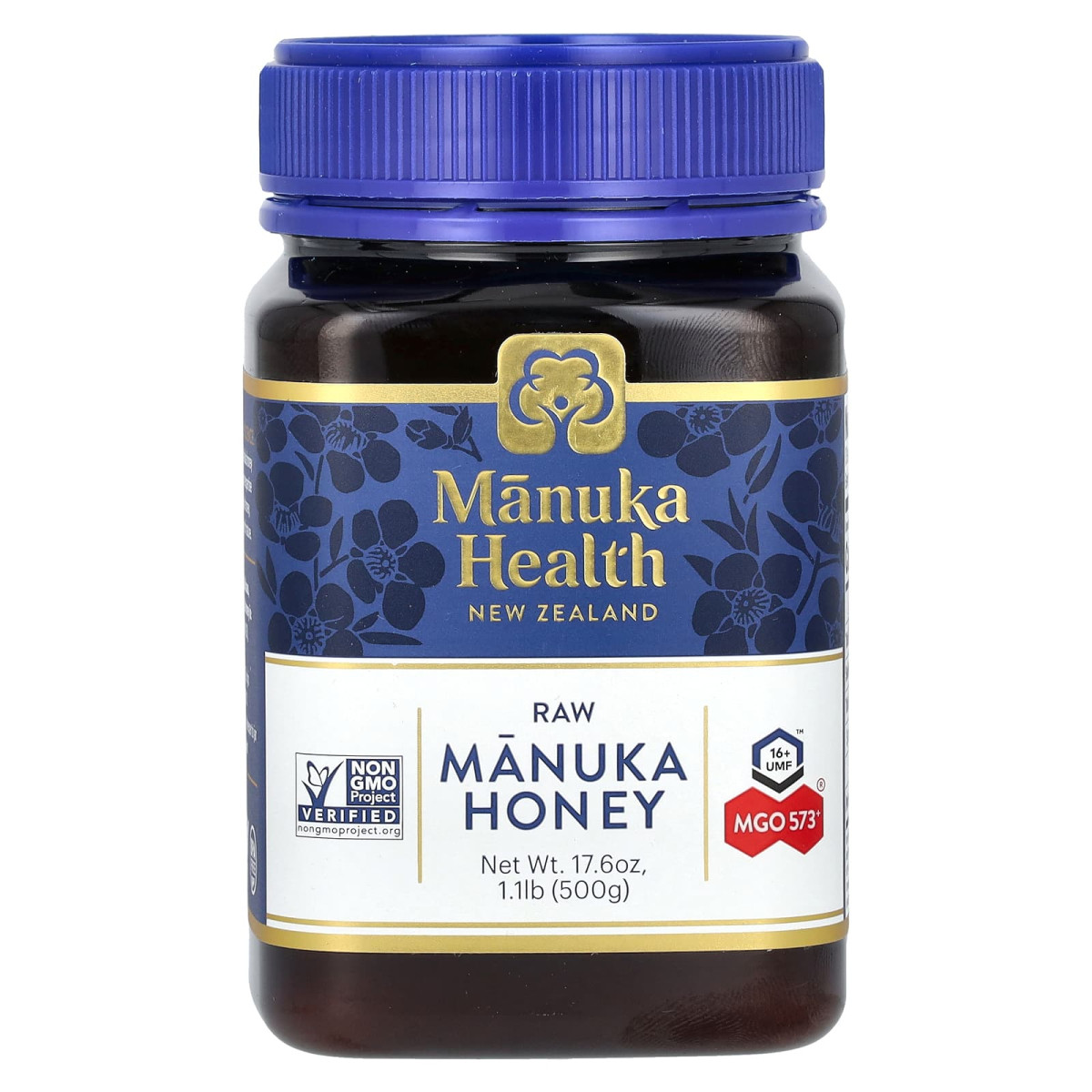 Manuka Health, мед манука, MGO 573+, 500 г (17,6 унції)