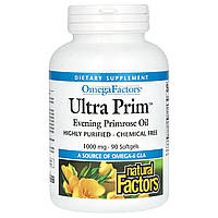 Natural Factors, Ultra Prim, 1000 мг, 90 м'яких капсул