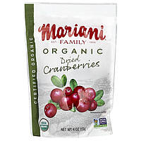 Mariani Dried Fruit, Organic, сушена журавлина, 4 унції (113 г)