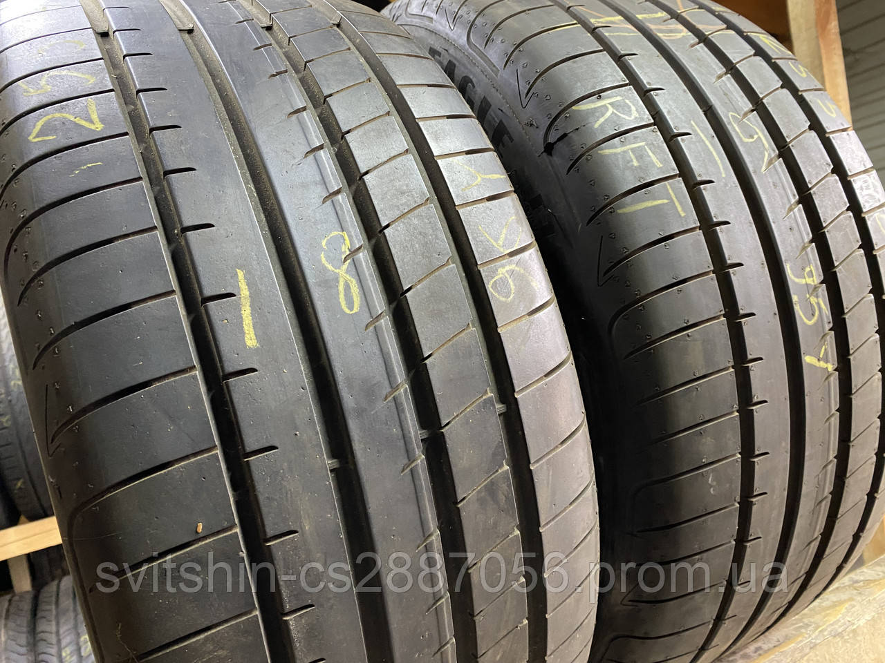Літні шини 255/40R18 Goodyear Eagle F1 Asymm.3 RFT ранфлет R18, фото 1