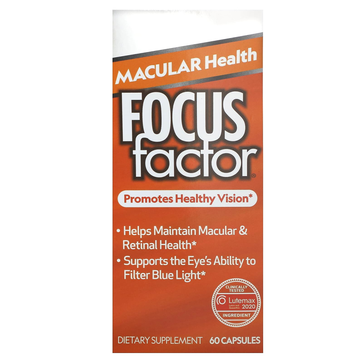 Focus Factor, засіб для здоров’я макули, 60 капсул