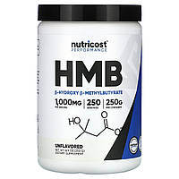 Nutricost, Performance, HMB, без добавок, 250 г (8,9 унції)