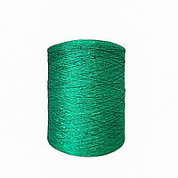 Італійська мікропайєтка 2 мм на основі, зеленый з пайєткою в тон (Пряжа поліестер)