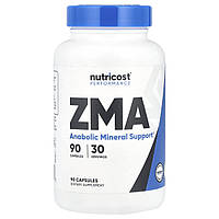 Nutricost, Performance, ZMA, 90 капсул