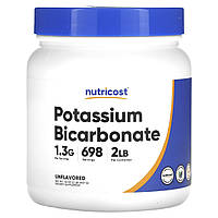 Nutricost, бікарбонат калію, без смакових добавок, 907 г (32,4 унції)