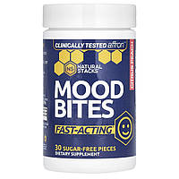 Natural Stacks, Mood Bites, цитрусові й персикові, 30 штук без цукру