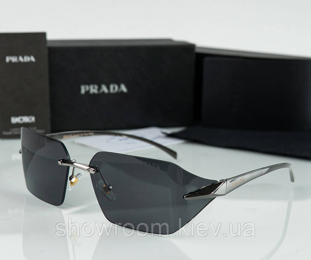 Жіночі брендові безоправні окуляри Prada (15872)