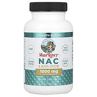MaryRuth's, NAC, 1000 мг, 120 капсул (500 мг в 1 капсулі)