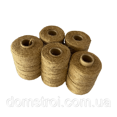 Шпагат джутовий (бобина намотування) 200 гр, фото 1