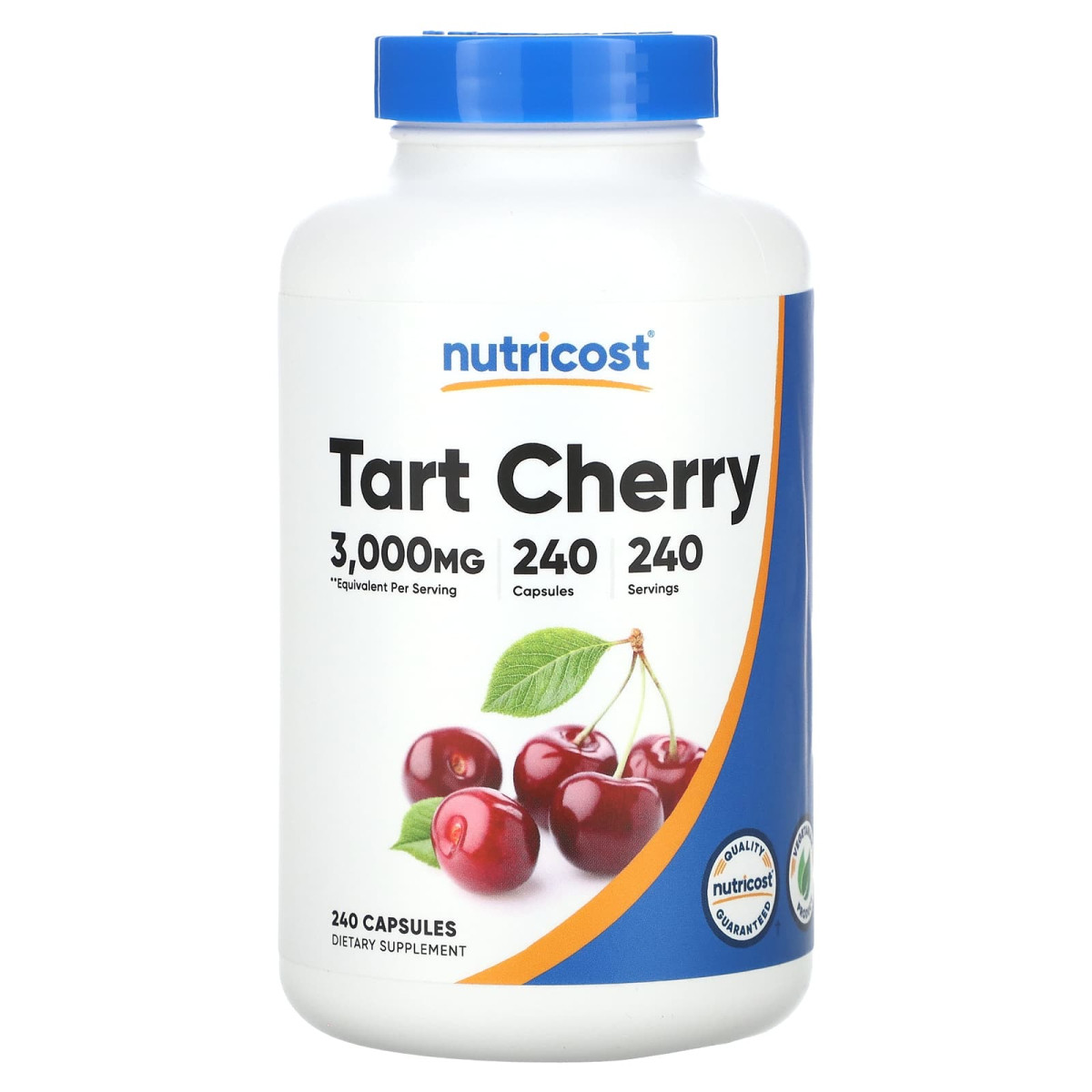 Nutricost, вишня, 3000 мг, 240 капсул