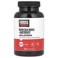 Force Factor, ірландський морський мох і буряк, 120 рослинних капсул