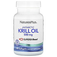 NaturesPlus, жир антарктичного криля, 500 мг, 60 капсул