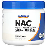 Nutricost, NAC, веганський продукт, без добавок, 250 г (8,9 унції)