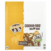 Lenny & Larry's, Cookie-Fied®, батончик з арахісовою пастою та шоколадними крихтами, 12 батончиків по 90 г (3,17 унції)