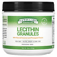 Lewis Labs, лецитин у гранулах, натуральний кокос і ананас, 454 г (16 унцій)