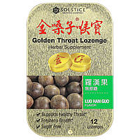 Golden Throat, пастилка, Luo Han Guo, 12 пастилок
