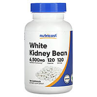 Nutricost, біла квасоля, 6500 мг, 120 капсул