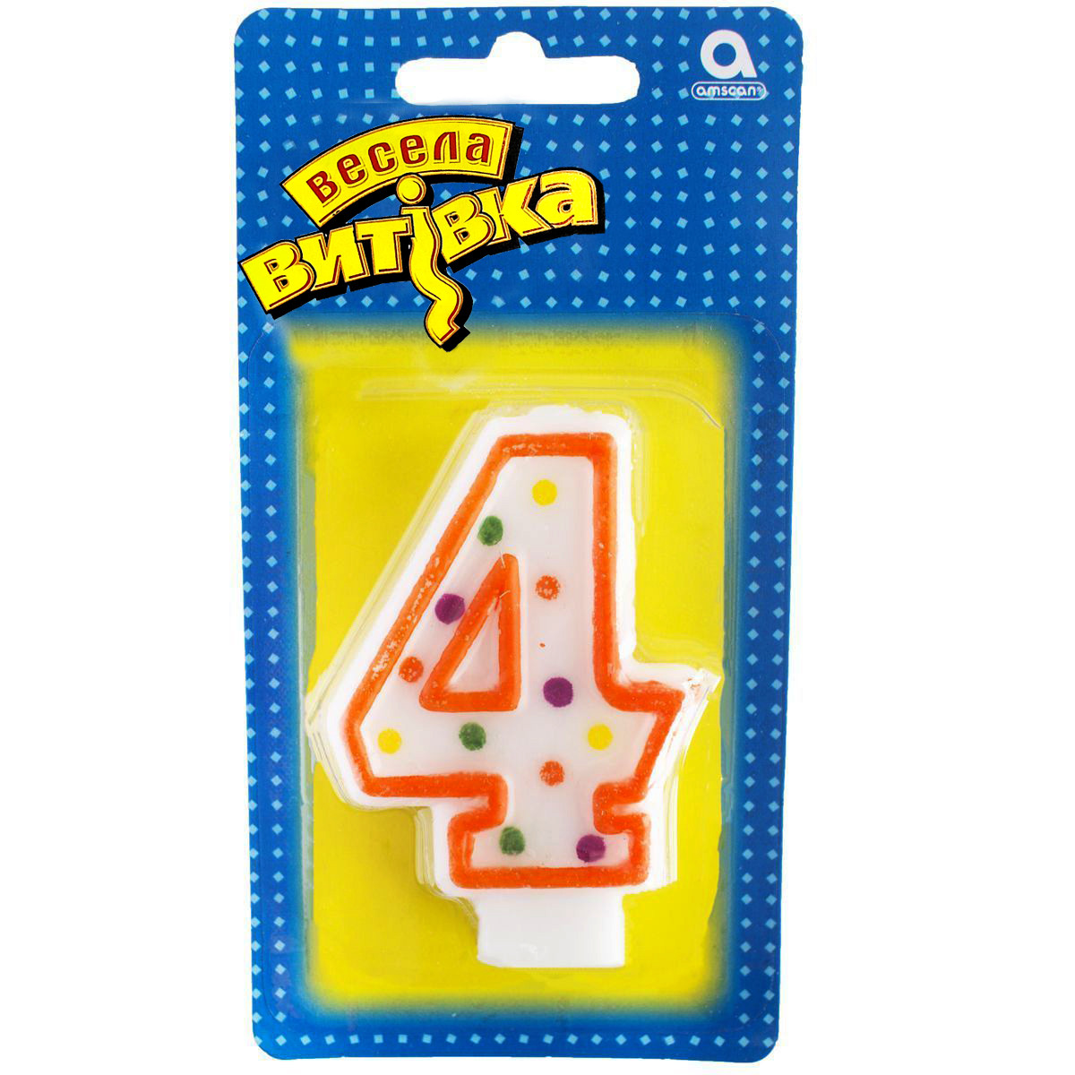 Свічка-цифра "4"