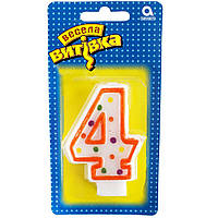 Свічка-цифра "4"