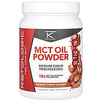 KetoLogic, олія з MCT у порошку, крем із фундуком, 454 г (16,2 унції)