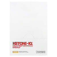 Ketone-IQ, High Performance Energy, персиковий, 6 упаковок по 59 мл (2 рідк. унції)