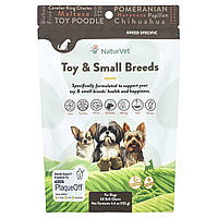 NaturVet, Toy & Small Breeds, For Dogs, Hickory Smoked Bacon, 60 Soft Chews, 4.6 oz (132 g)