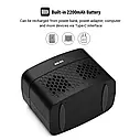 Комбопідсилювач портативний для електрогітари Aroma AG-05 BK, Bluetooth, 5 ват, фото 5