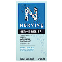 Nervive, засіб для зняття нервової системи, 30 таблеток