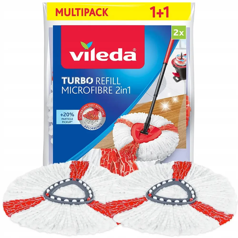 Насадка для швабри Vileda Turbo 2 шт.