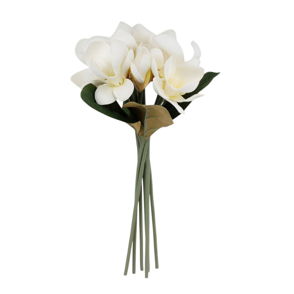 Букет магнолії, 7 бутонів, кремовий, 34 см ELISEY, фото 1