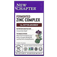New Chapter, комплекс із ферментованим цинком, 90 вегетаріанських таблеток