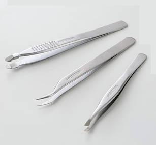 Kobayashi HUNTER Precision Tweezers Набір із 3-х високоякісних пінцетів для брів