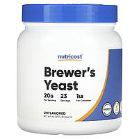 Nutricost, пивні дріжджі, без ароматизаторів, 454 г (16 унцій)