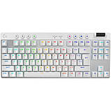 Клавіатура ігрова Logitech G Pro X TKL Lightspeed Tactile White (920-012148), фото 2