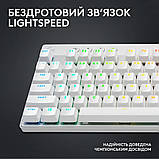 Клавіатура ігрова Logitech G Pro X TKL Lightspeed Tactile White (920-012148), фото 9