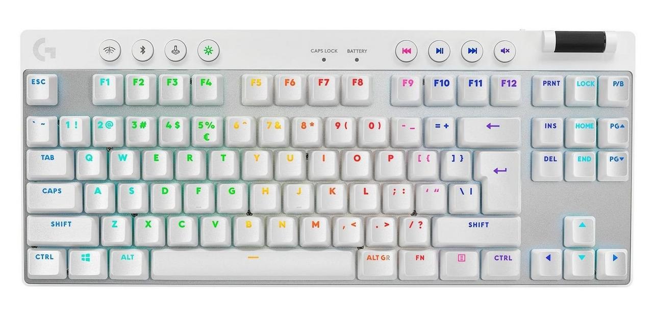 Клавіатура ігрова Logitech G Pro X TKL Lightspeed Tactile White (920-012148), фото 1
