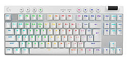 Клавіатура ігрова Logitech G Pro X TKL Lightspeed Tactile White (920-012148)
