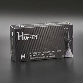 Рукавички hybrid Black (нітрил+вініл) нестерильні неопудрені розміру М 100шт