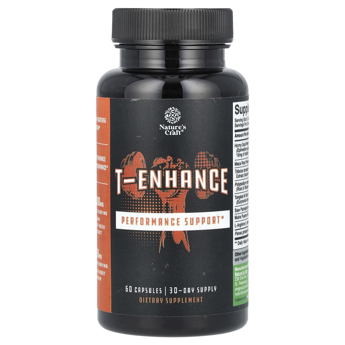 Nature's Craft, T-Enhance, 60 капсул