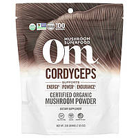 Om Mushrooms, кордицепс, сертифікований органічний грибний порошок, 200 г (7,05 унції)