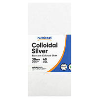 Nutricost, колоїдне срібло, без смакових добавок, 240 мл (8 рідк. унцій)