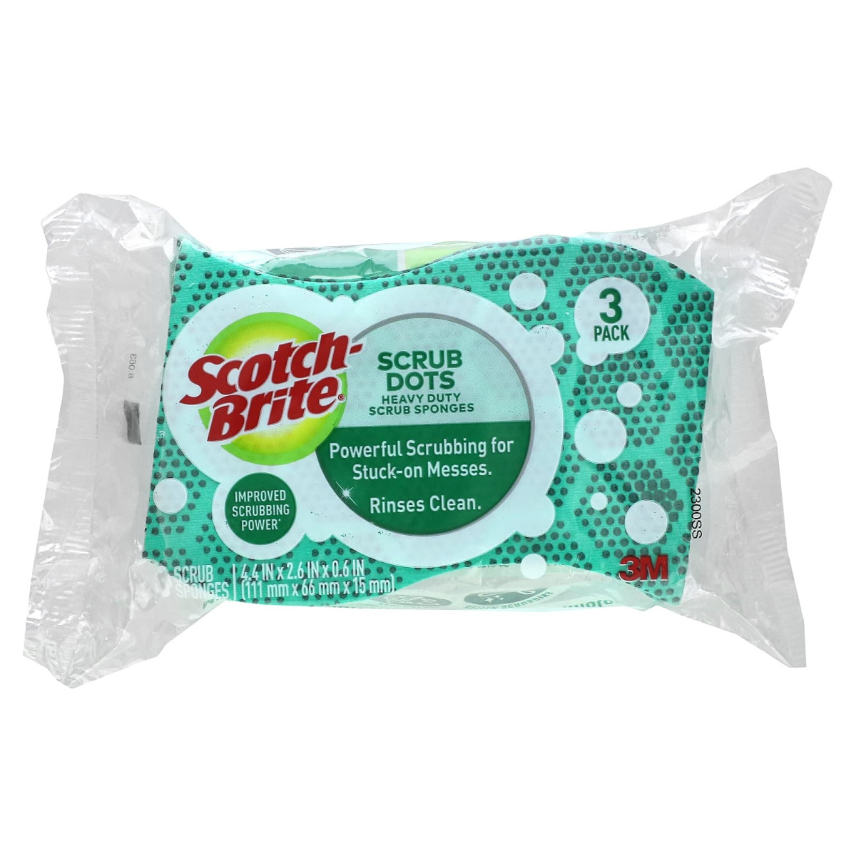 Scotch-Brite, інтенсивні спонжі Scrub Dots, 3 шт