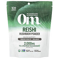 Om Mushrooms, грибний порошок, рейші, 200 г (7,05 унції)